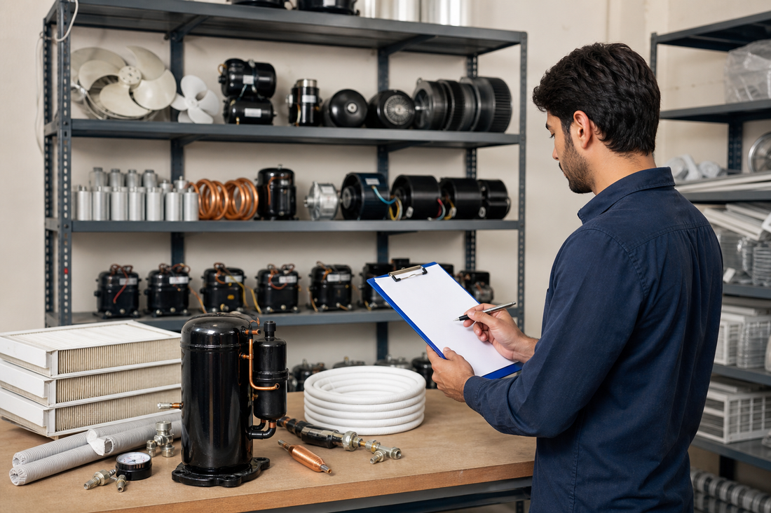 Air Conditioning Spares: Summer Stock Preparation Checklist