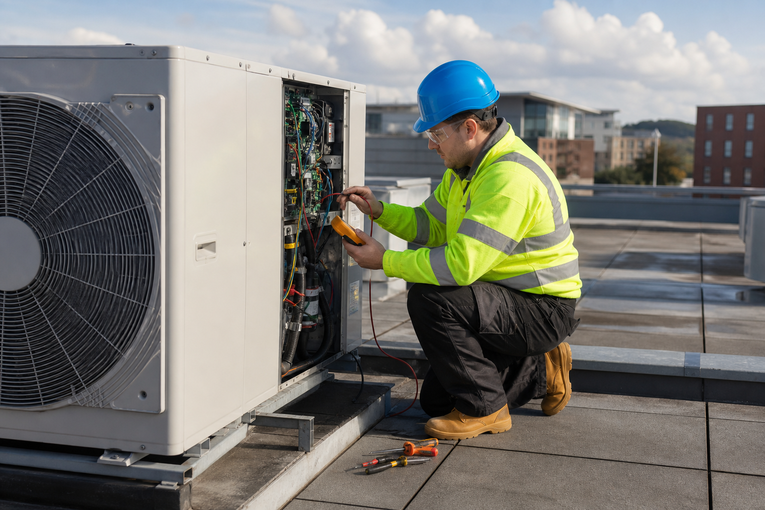 HVAC safety tips for trade engineers — essential protection when working with refrigerants and air conditioning systems