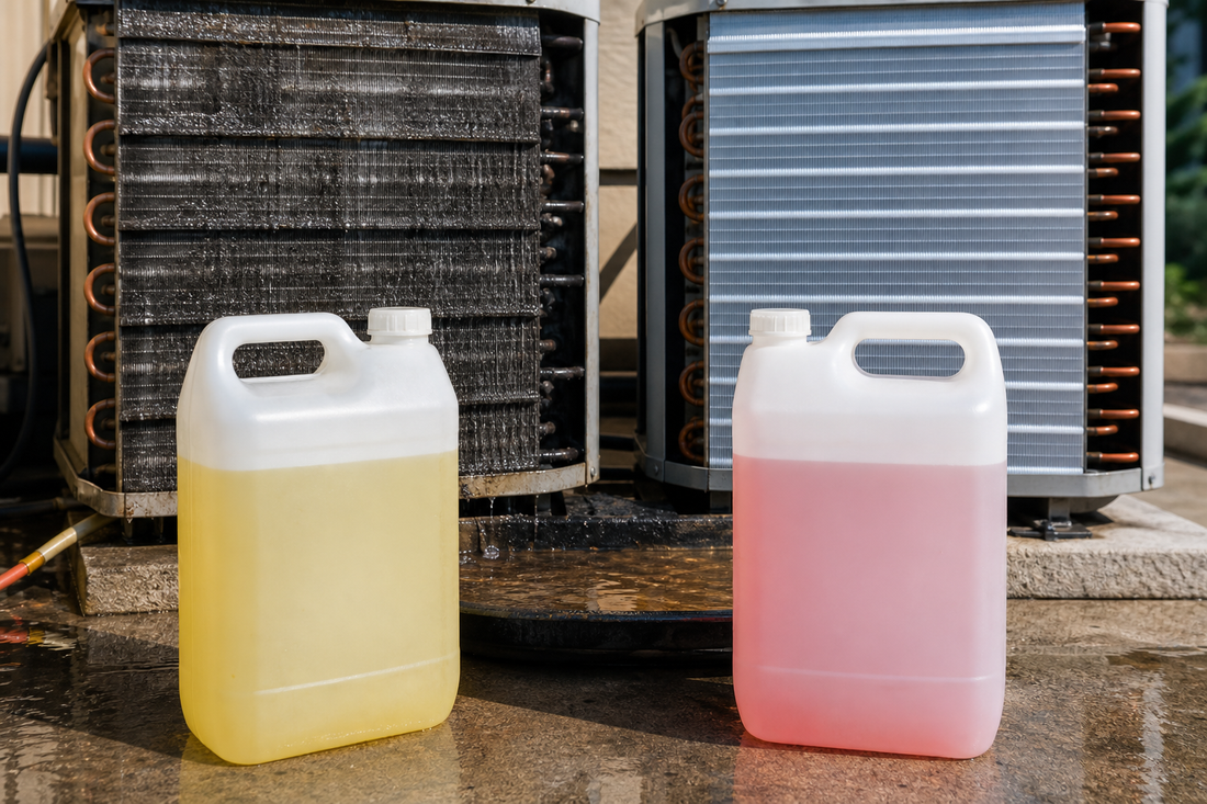 Professional Coil Cleaning Solutions: Alkaline vs Acidic Formulas