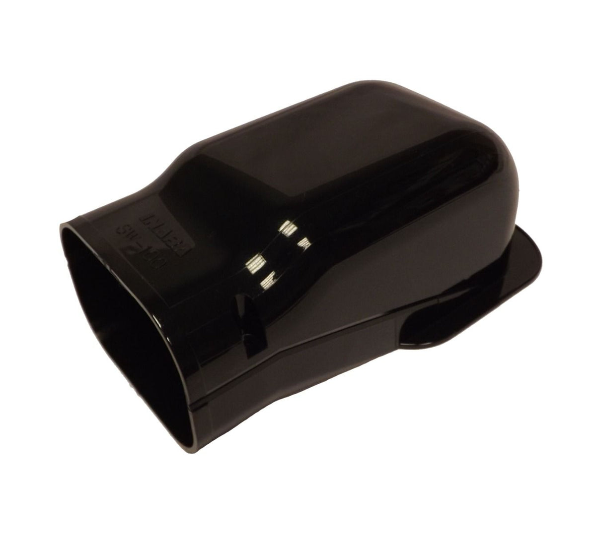 Inaba Slimduct SW 100mm wall inlet black