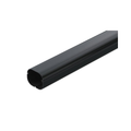 100mm Wide 2 Metre Length Slimduct Trunking Black x 5