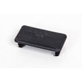 41 mm x 21mm Black Steel Slotted Channel Plastic End Caps Pack of 100