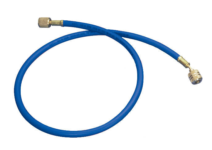 Mastercool 47961-120 — Charging hose 1/4" nylon b. WP56 bar 300cm blue - MastercoolTools.com 