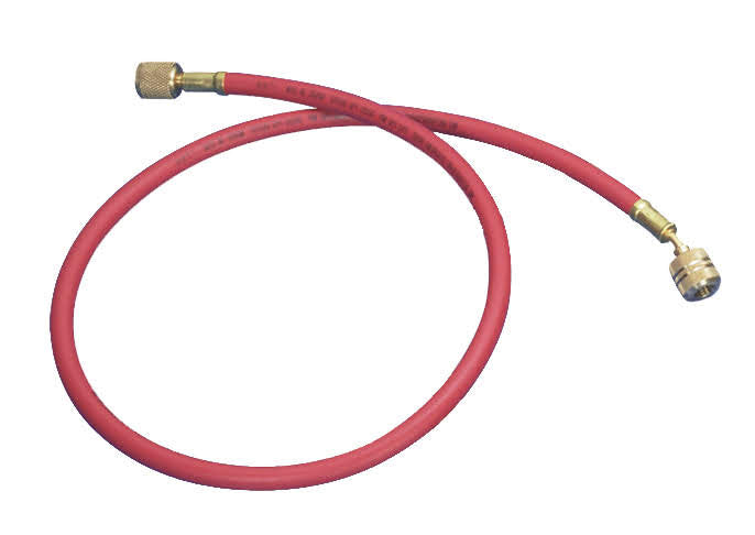 Mastercool 47963-120 — Charging hose 1/4" nylon b. WP56 bar 300cm red - MastercoolTools.com 
