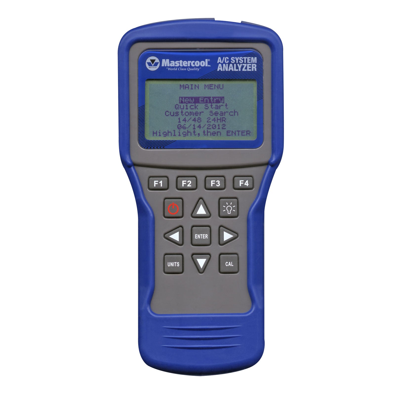 Mastercool 52255 A/C System Analyzer Kit | System Analyzer + Round Vane + Clamp-on Thermocouple