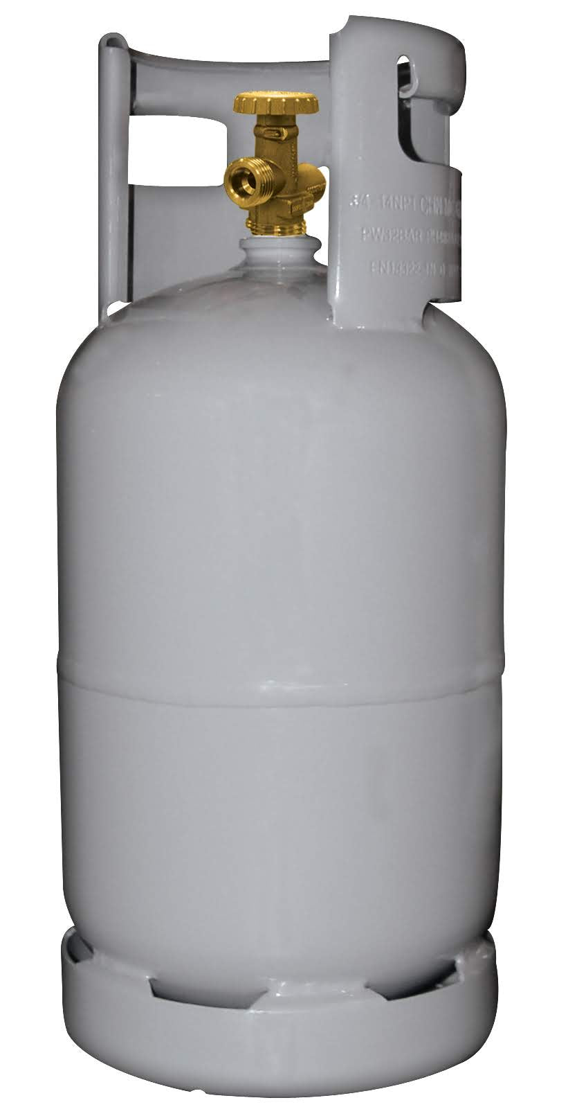 Mastercool 62009-EUGRY 12.5L Recovery Tank Grey Single Valve TPED - MastercoolTools.com 