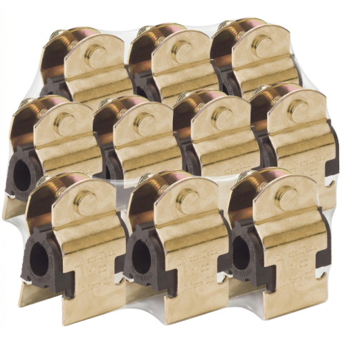 35mm 1 3/8 inch Pipe Channel Clip Cushion Clamp 10 Pack
