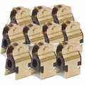 12mm 1/2 inch Pipe Channel Clip Cushion Clamp 10 Pack