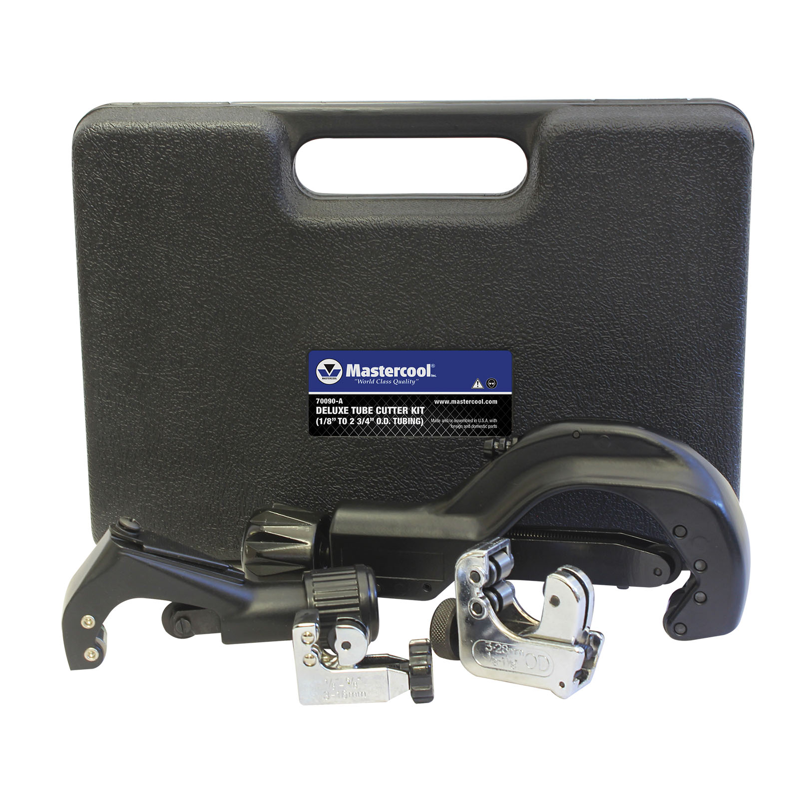 Mastercool 70090-A Tube Cutter Kit 4-Piece 1/8-2 5/8" Professional - MastercoolTools.com 