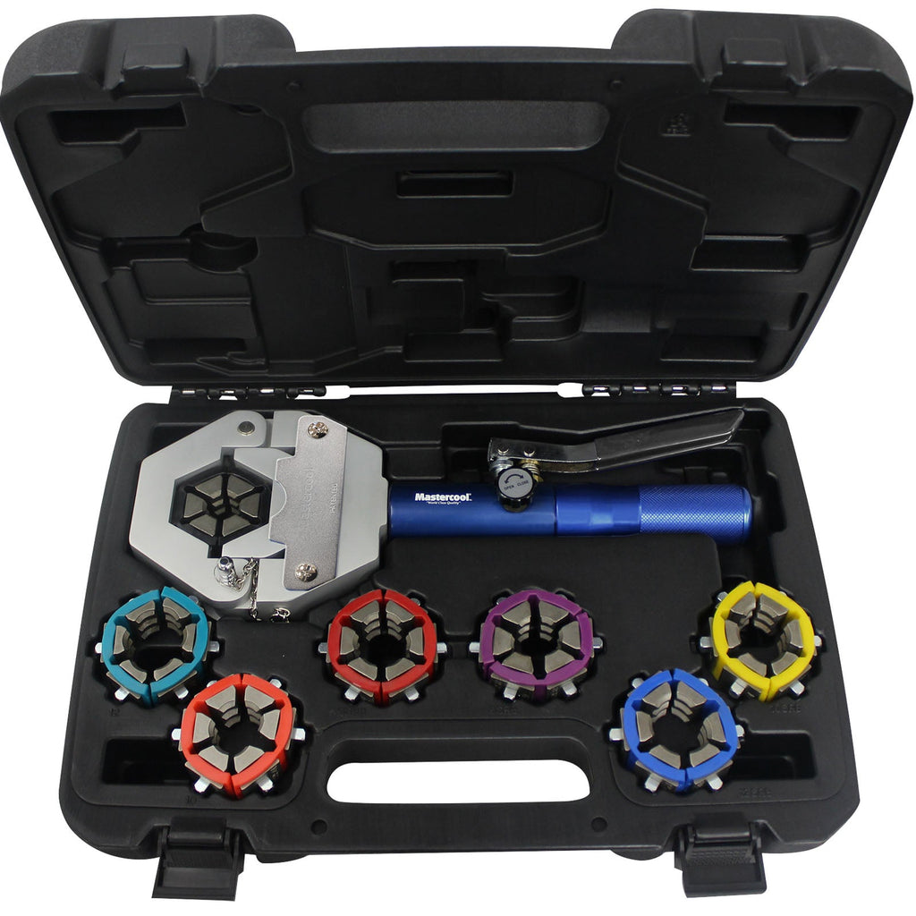Mastercool 71500-A — Hydra-Krimp Hose Crimper (hydraulic) - MastercoolTools.com 