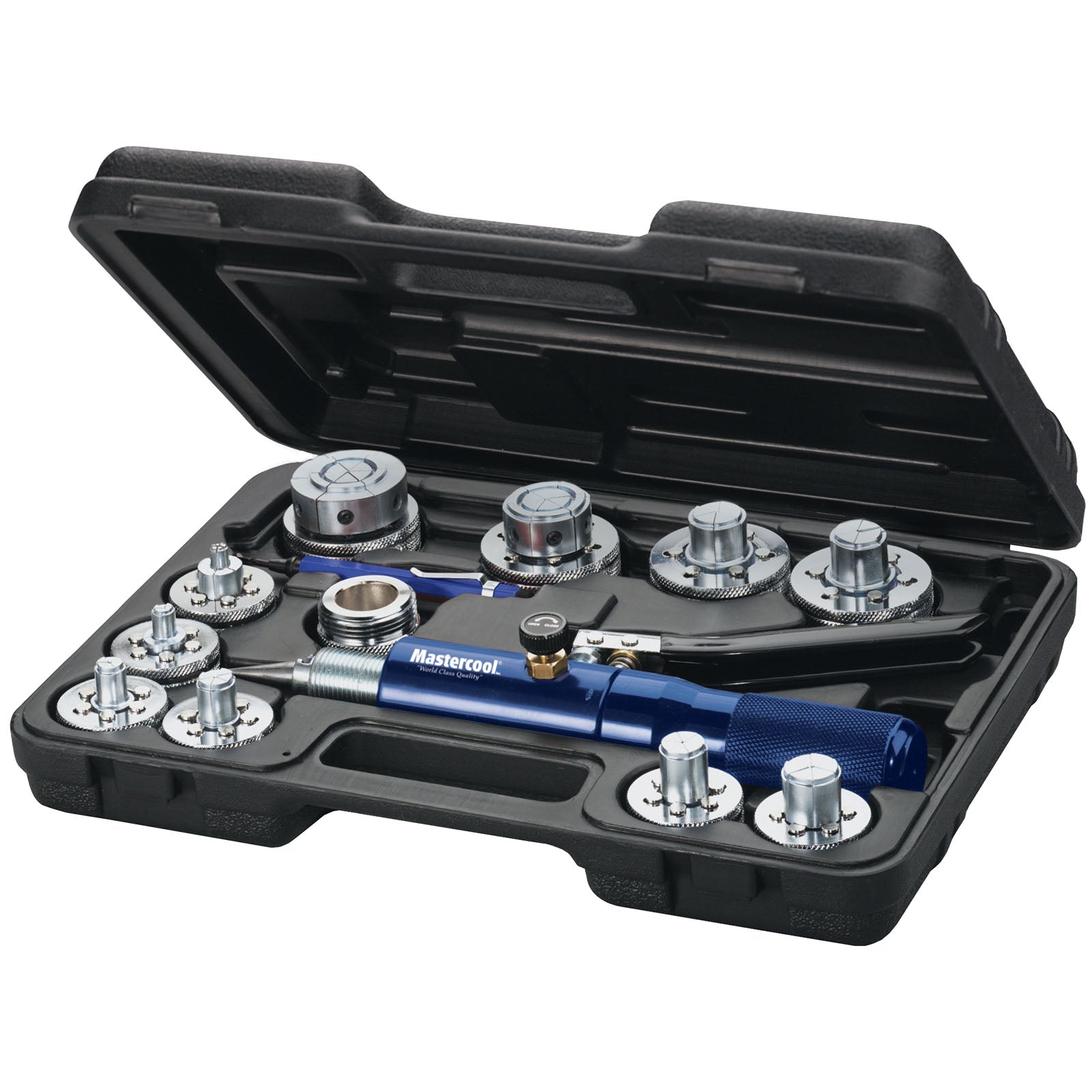 Mastercool 71650-A — Hydra-Swage Expander Kit - 10 heads 3/8"-2 1/8" - MastercoolTools.com 
