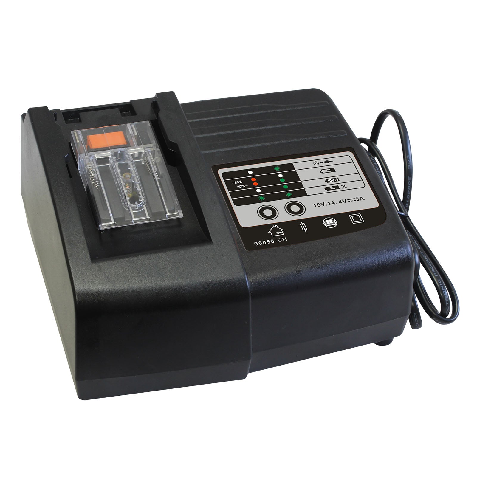 Mastercool 90058-5A-EU 18V Cordless 1.5 CFM Vacuum Pump for HVAC