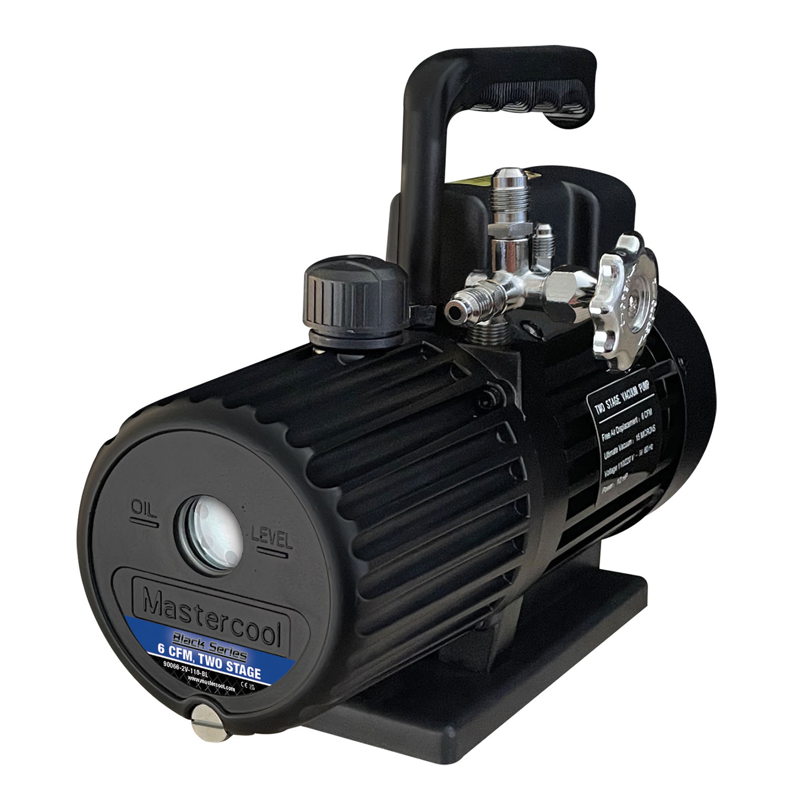 Mastercool 90066-2V-220-BL — Vac.Pump D. Voltage 2 st.142 lit/min 50Hz - 1/2 HP - MastercoolTools.com 
