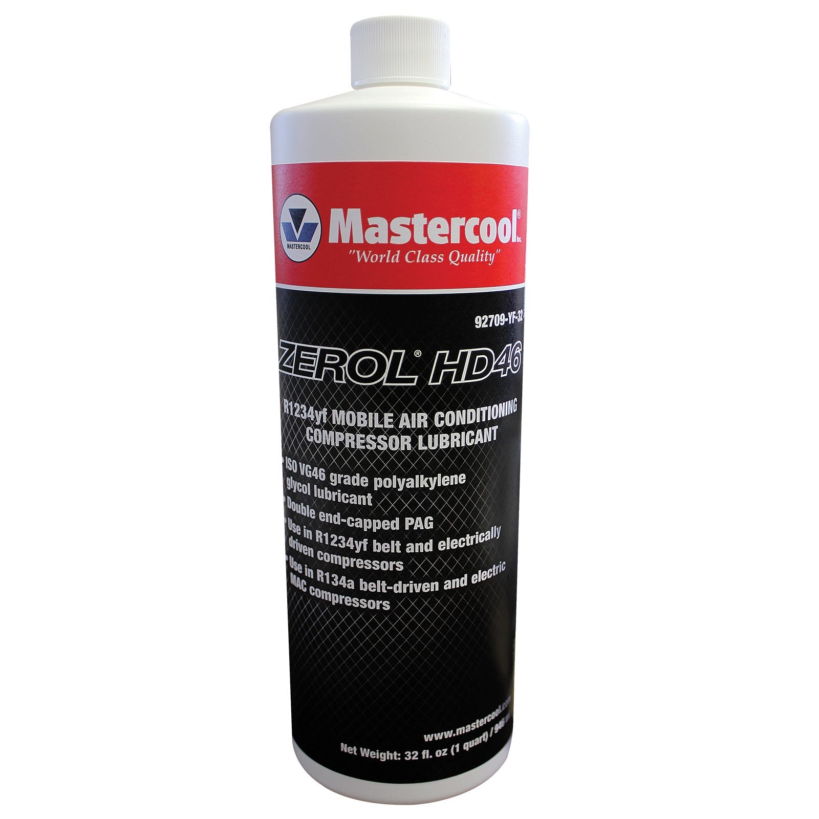 Mastercool 92709-YF-32 — ZEROL HD 46 R1234yf Compressor Oil 1L - MastercoolTools.com 