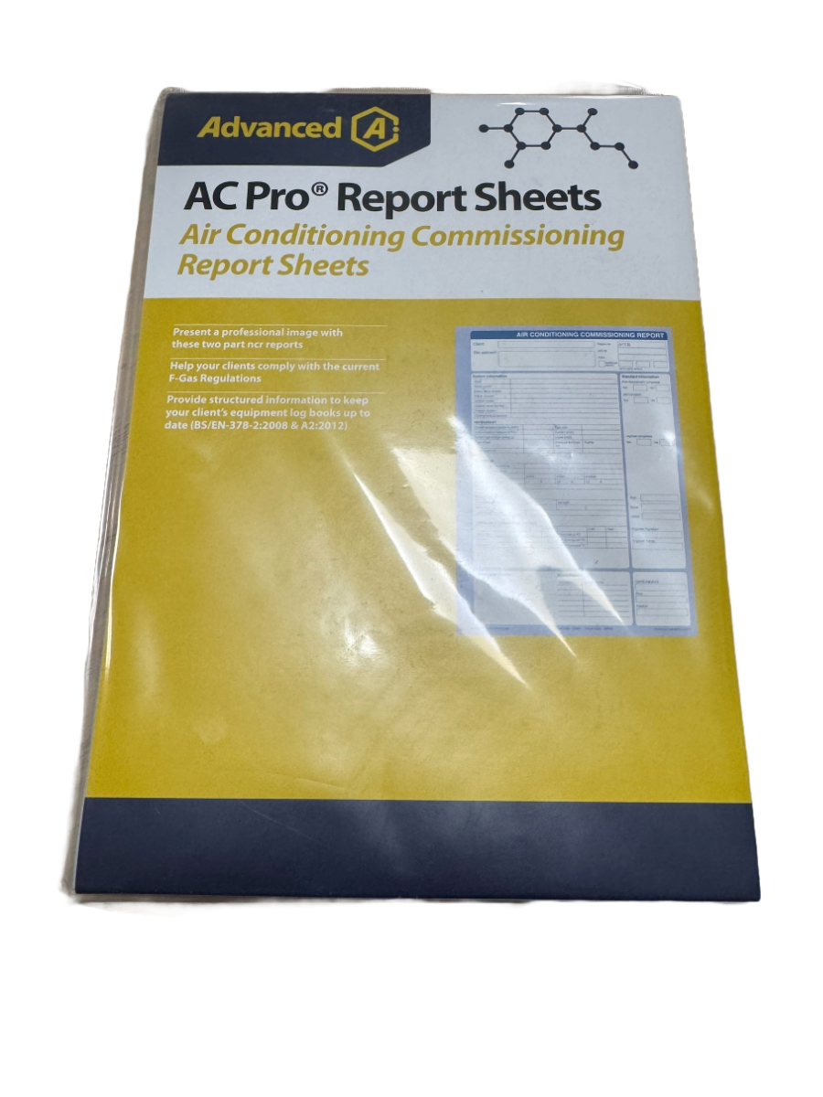 AC-Pro Air Conditioning Commissioning Report S080351GB 50-Sheet NCR Pad