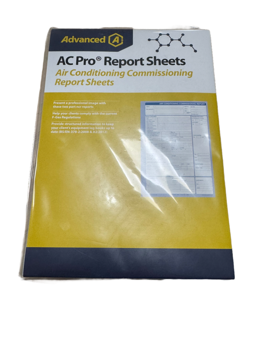 AC-Pro Air Conditioning Commissioning Report S080351GB 50-Sheet NCR Pad