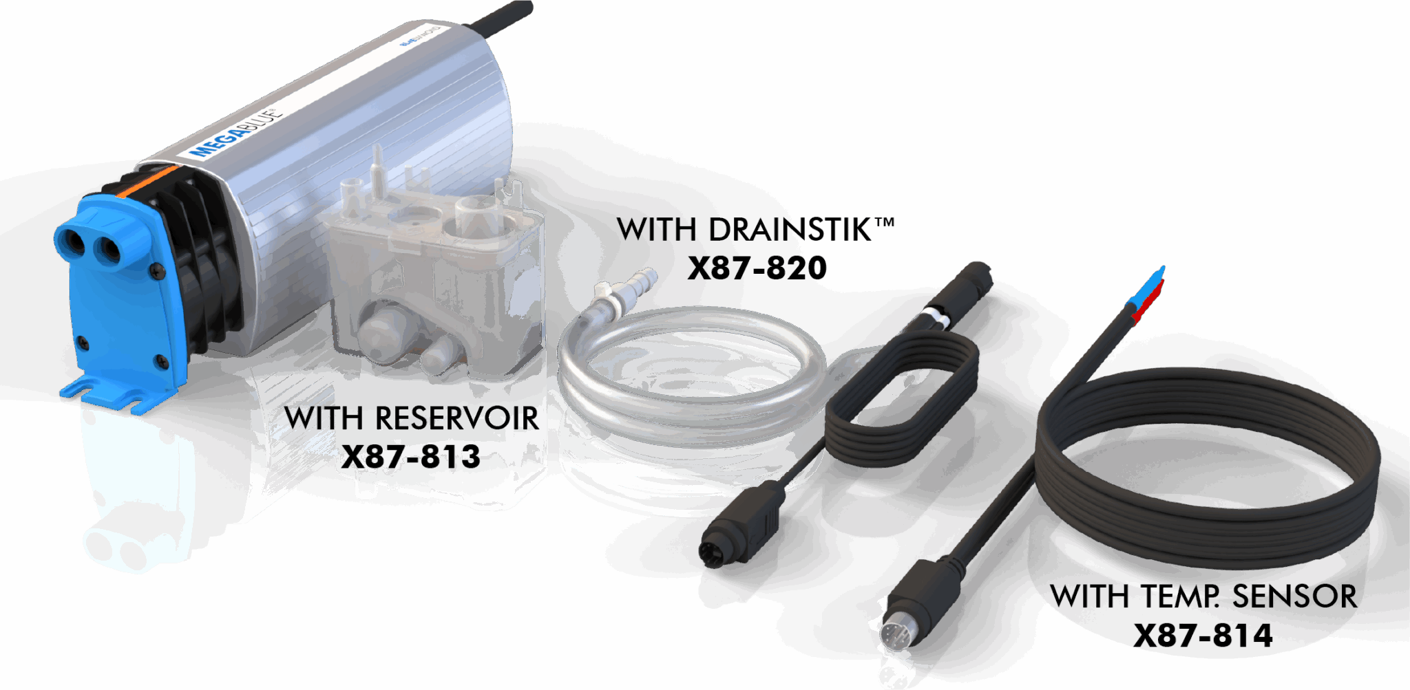 Blue Diamond X87-814 MegaBlue 230V Condensate Pump with Temperature Sensor