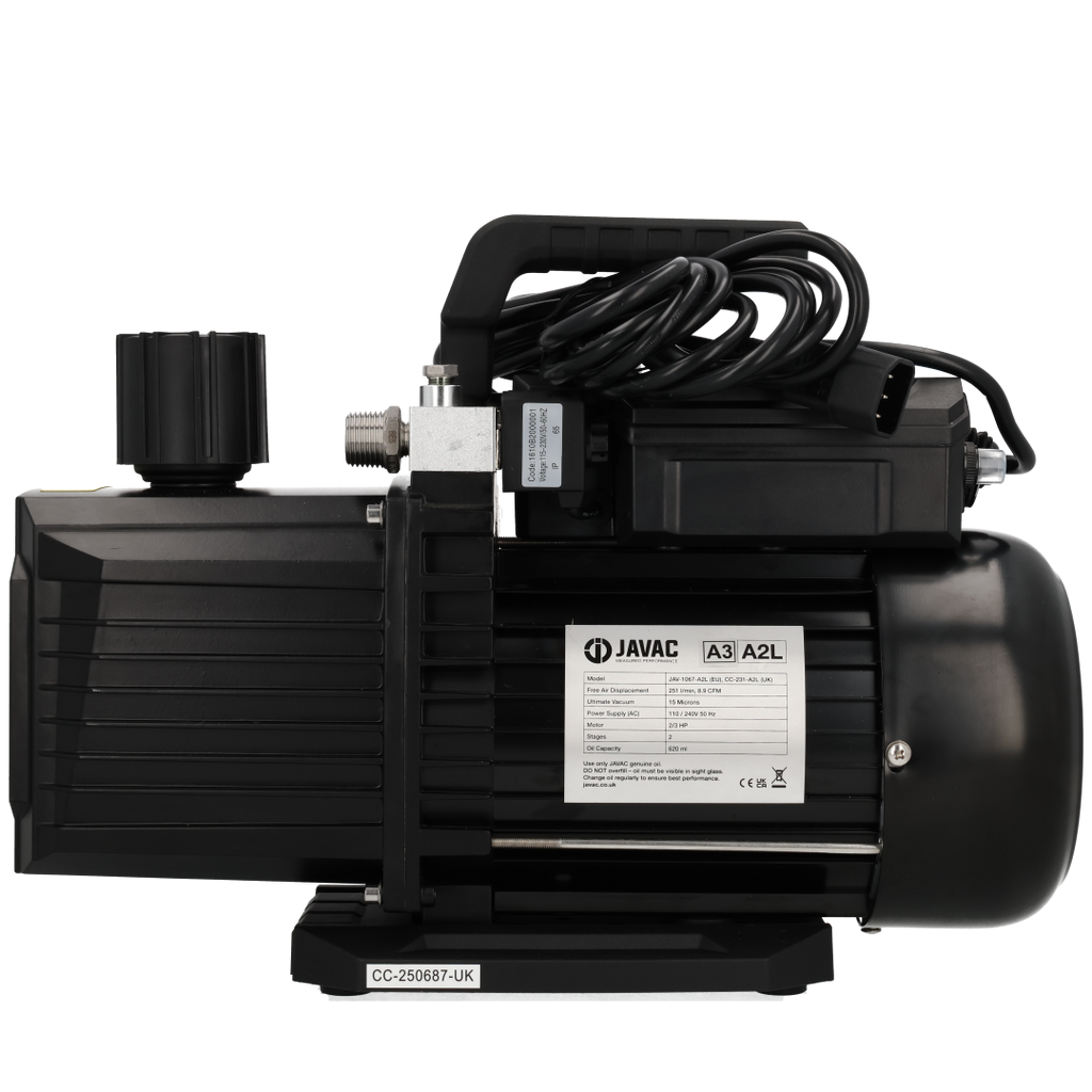 Javac CC-141-A2L 5.3 CFM Double Stage A2L/A3 Spark Proof Vacuum Pump 240V