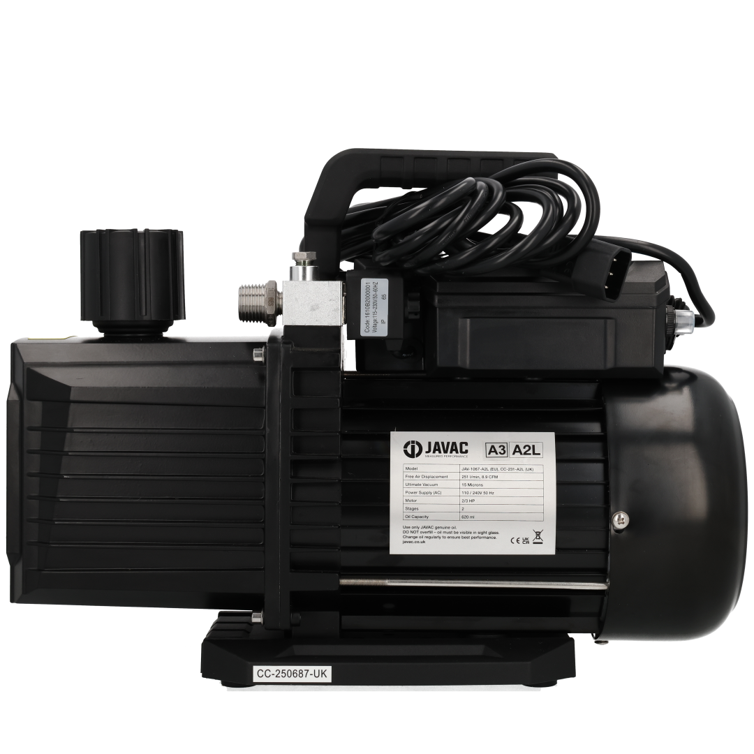 Javac CC-141-A2L 5.3 CFM Double Stage A2L/A3 Spark Proof Vacuum Pump 240V