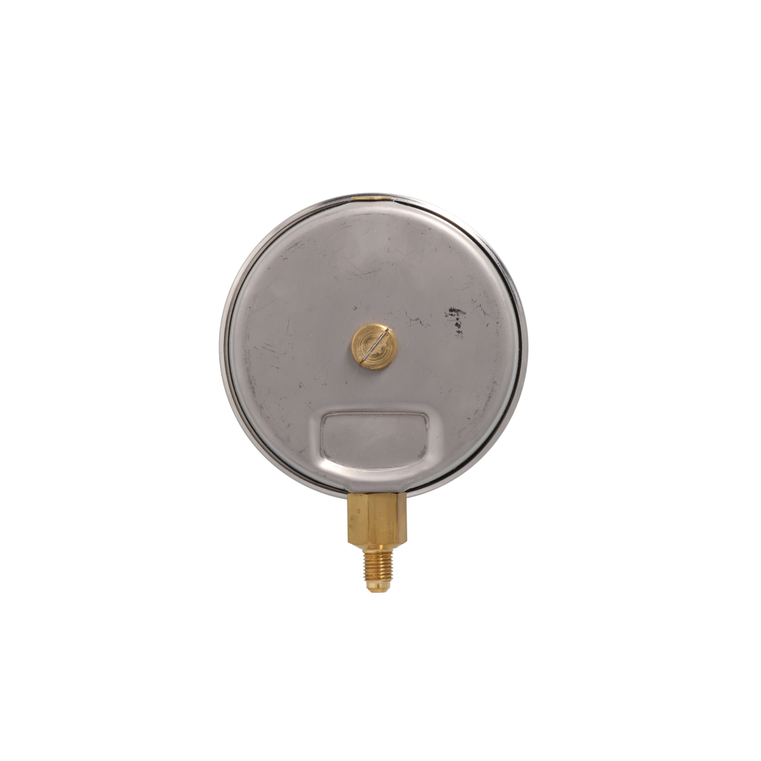 Javac CR2-40 Analogue Vacuum Gauge 0-40 Torr | 100mm | 1/4" Flare | Stainless Steel