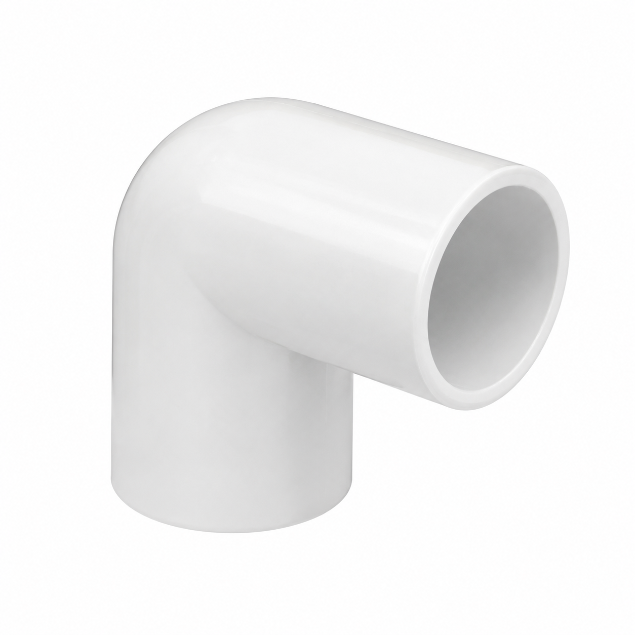 Overflow Pipe White Drain Elbow 21.5mm 3/4