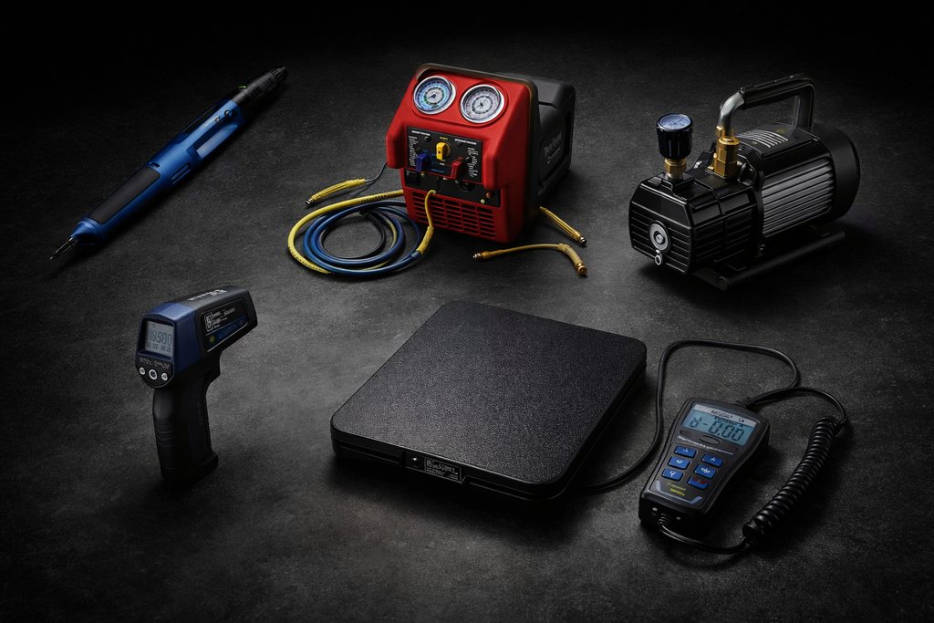 Mastercool HVAC Refrigerant Service & Maintenance Kit | Airconspares Exclusive Bundle