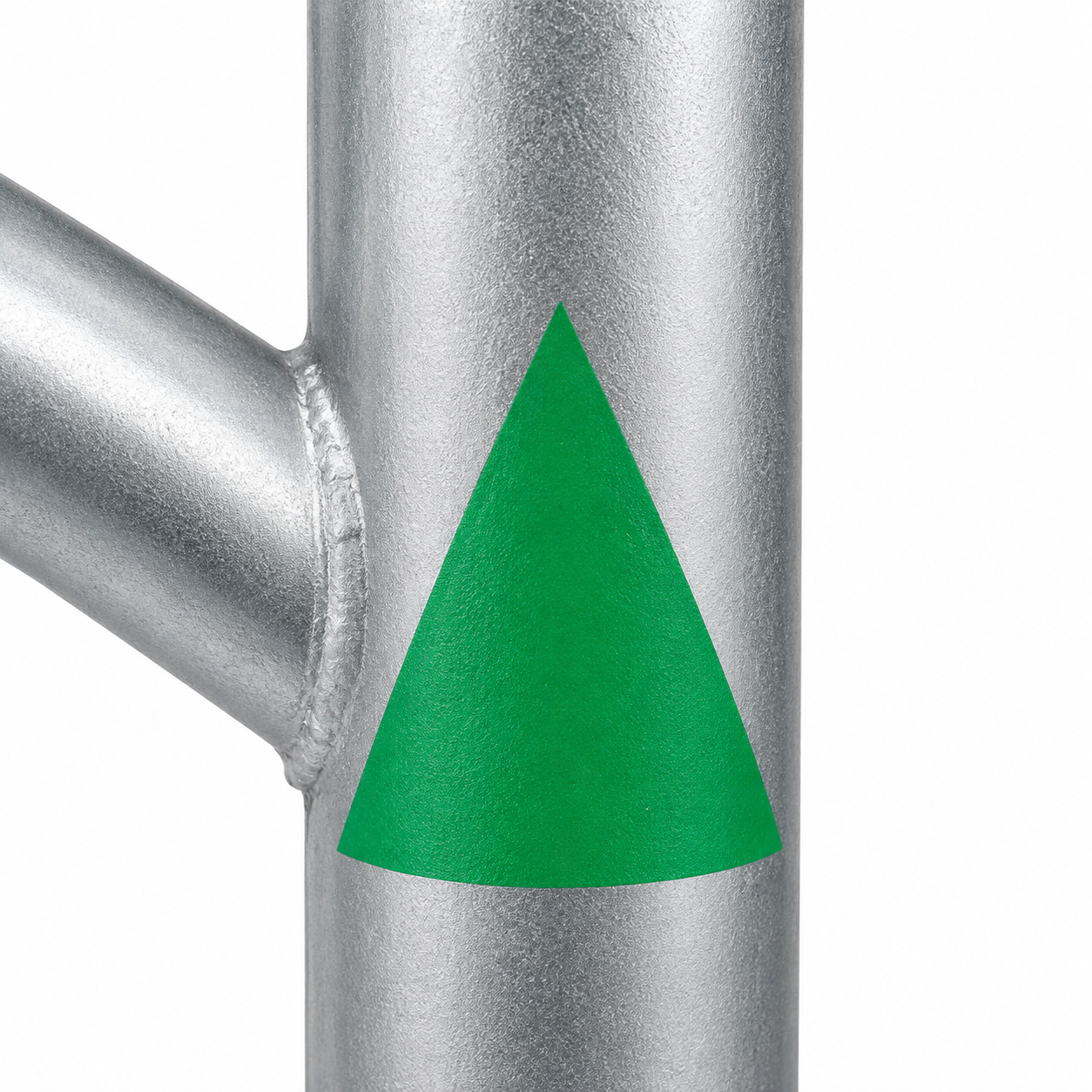 Duct Identification Triangles 150mm — HVAC Ductwork Labelling