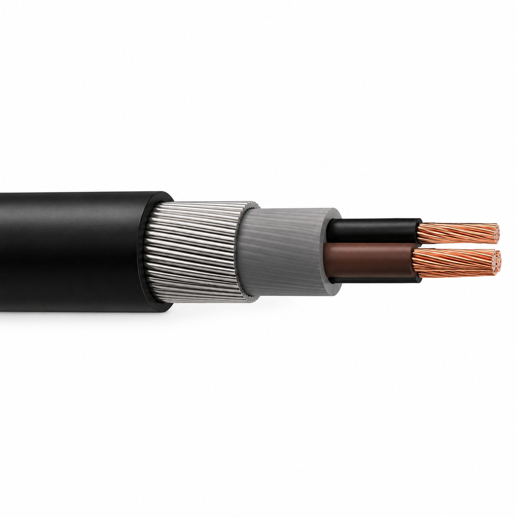 BS 5467 3 Core 4mm² SWA Cable – XLPE/PVC Steel Wire Armoured 0.6/1kV – Per Metre