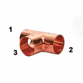 Copper Tee Piece 1 3/8" – Refrigeration Fitting C460-0215