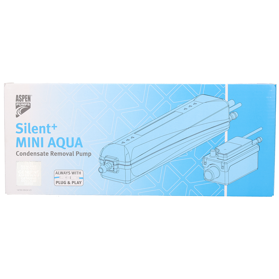 Aspen Silent+ Mini Aqua Gen 5 Condensate Pump with Compact Reservoir for AC Systems – FP3420/1