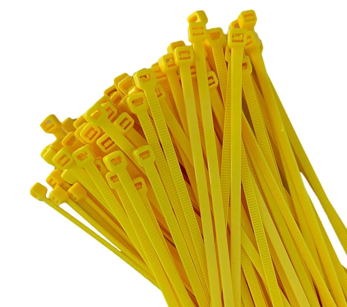 Fluorescent Yellow Cable Ties 370 x 4.8mm - Pack of 100