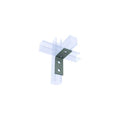 Galvanised Steel 4 Hole 90 Degree L Bracket