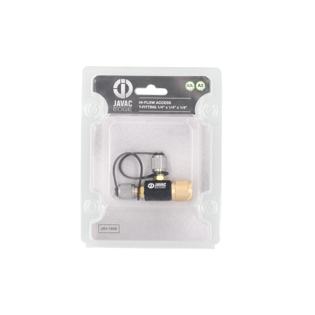 Javac EDGE Hi-Flow Access T-Fitting 1/4 x 1/4 x 1/4