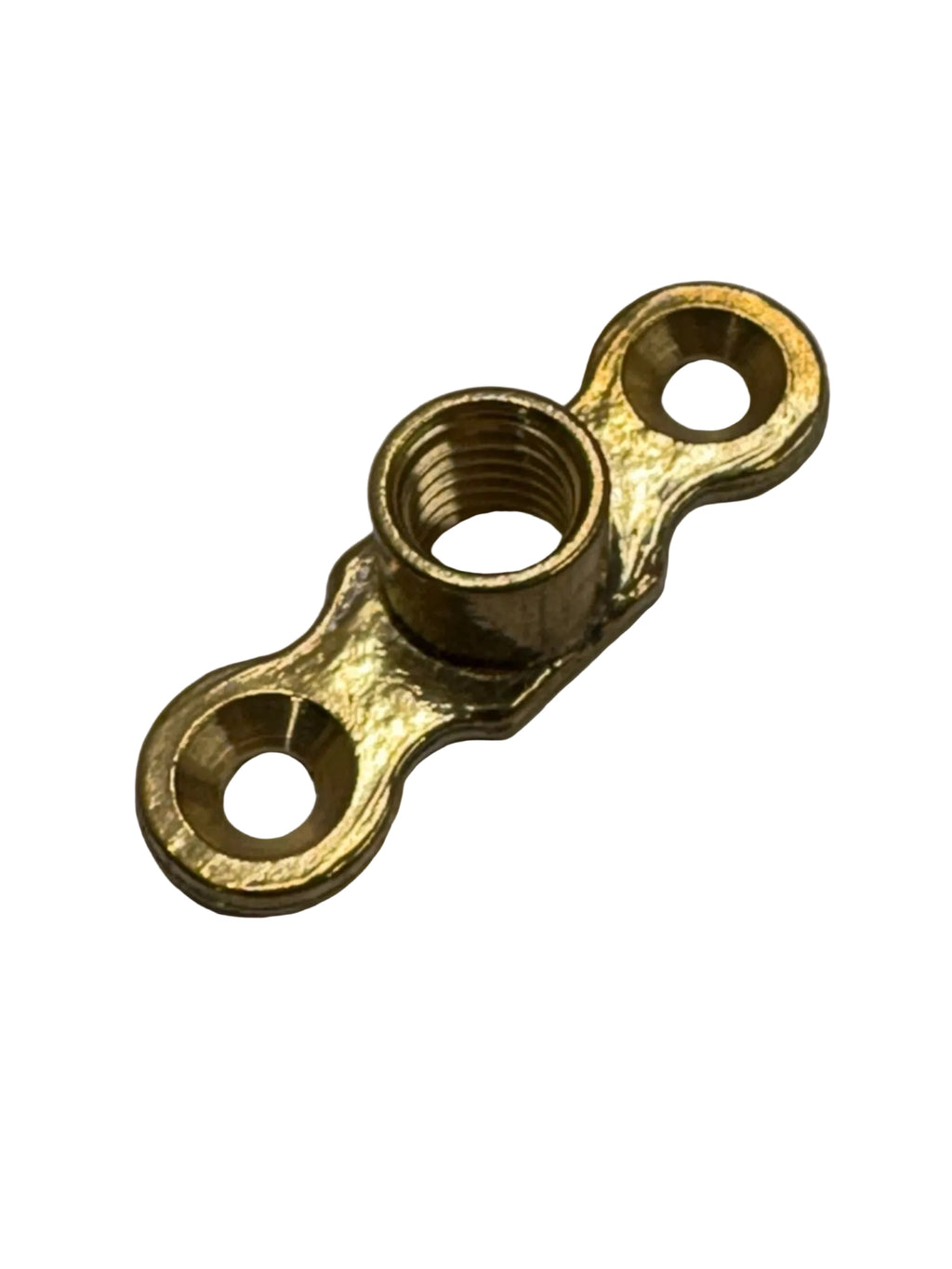 Back Plate Brass Pipe Clip Clamp M10 Female Thread