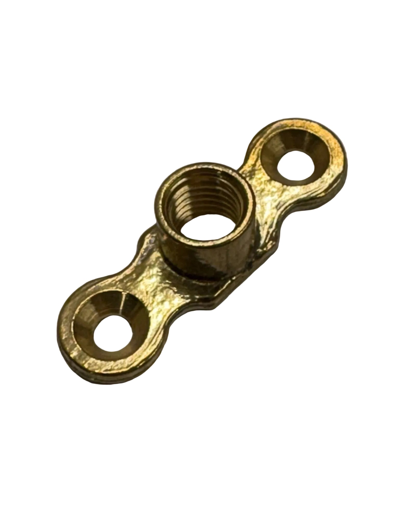 Back Plate Brass Pipe Clip Clamp M10 Female Thread