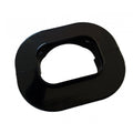 Inaba Slimduct Wall Rosette - 75mm Black
