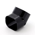 Inaba Denko Slim Duct 100mm 45° Elbow Bend Black