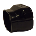 Inaba Denko Slim Duct 100mm to 75mm Reducer Joint Black