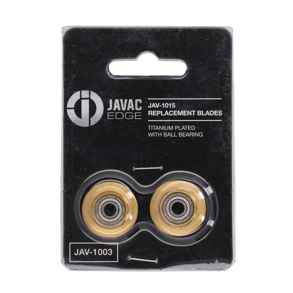Javac Edge Replacement Tube Cutter Blades – JAV-1003 | Pack of 2 | Titanium Plated with Ball Bearing | For JAV-1015