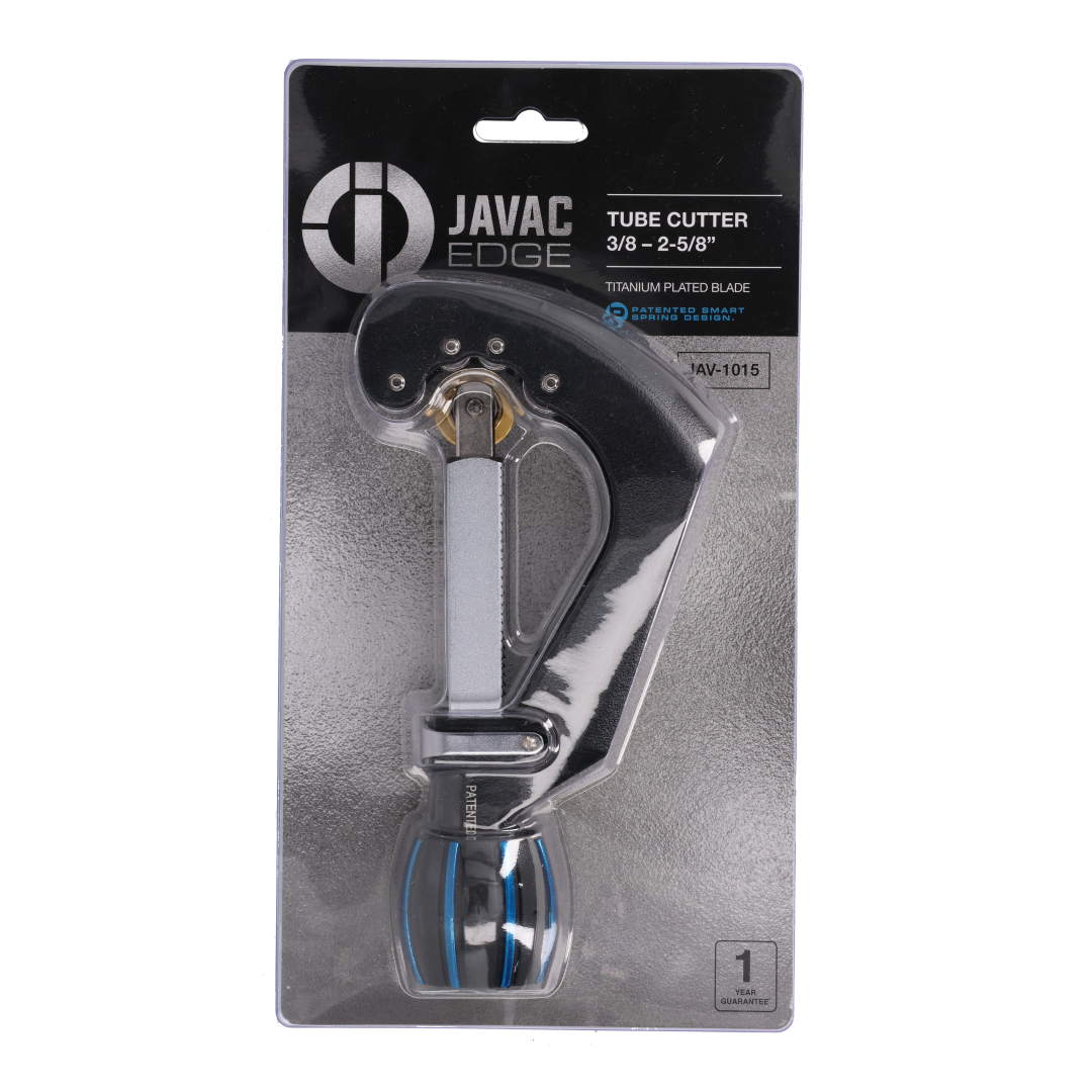 Javac Edge Large Tube Cutter 3/8–2-5/8" – JAV-1015 | Titanium Blade | Patented Smart Spring