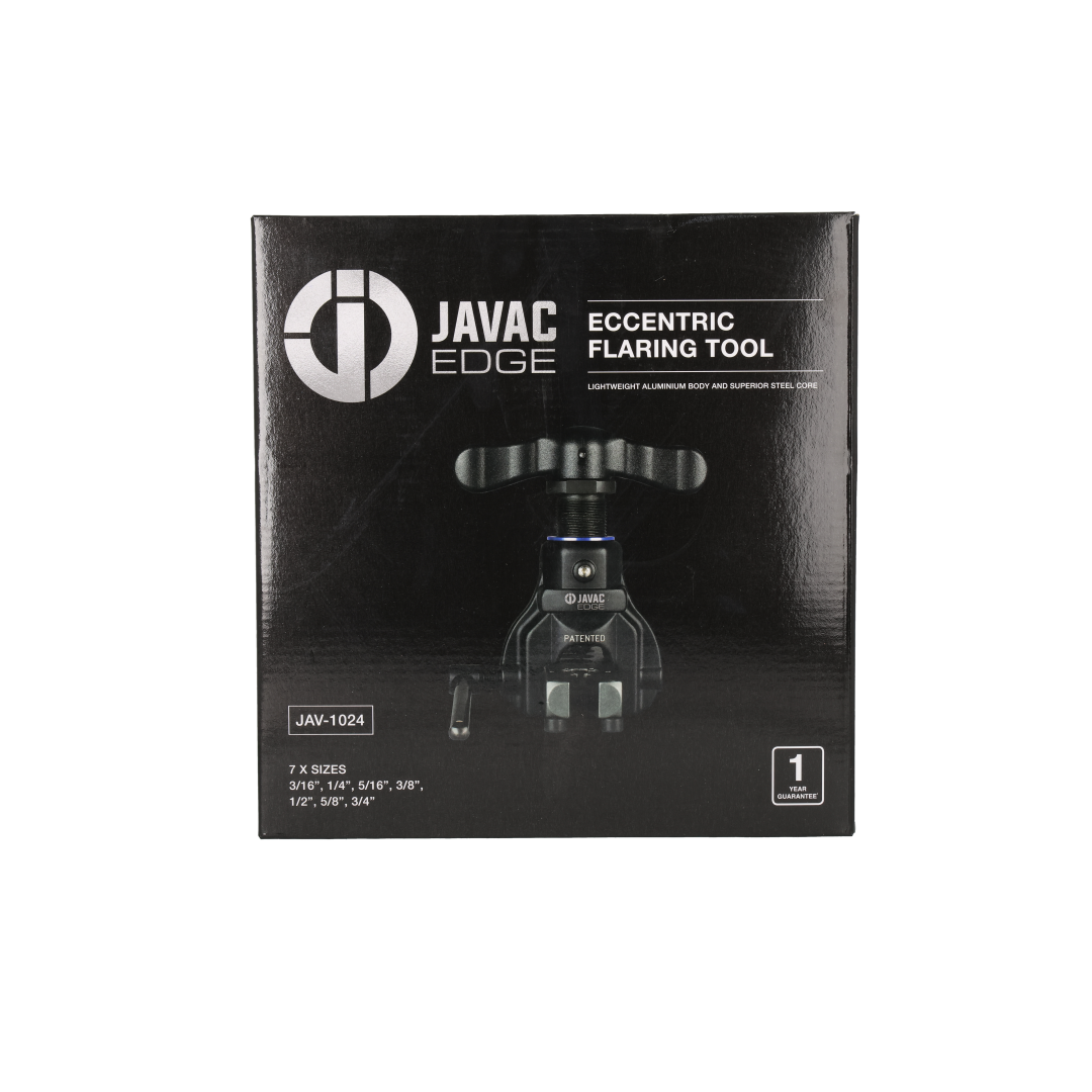 Javac Edge Eccentric Cone Flaring Tool – JAV-1024 | 7 Tube Sizes 3/16–3/4"