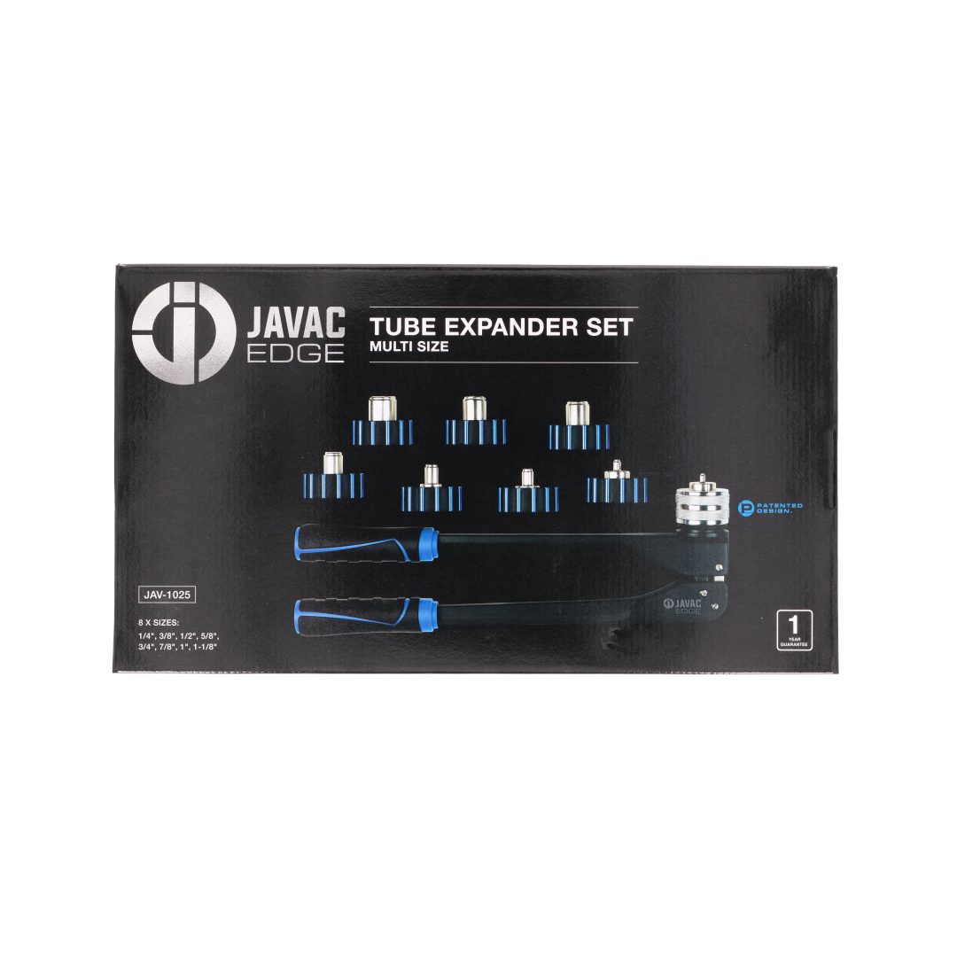 Javac Edge Imperial Tube Expander Set – JAV-1025 | 8 Sizes 1/4–1-1/8"