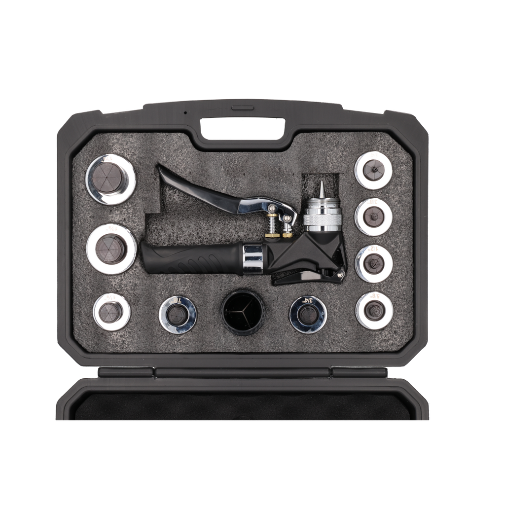 Javac Edge HYDRA-XP9 Imperial Hydraulic Tube Expander Set – JAV-1405 | 9 Sizes 1/4–1-5/8"