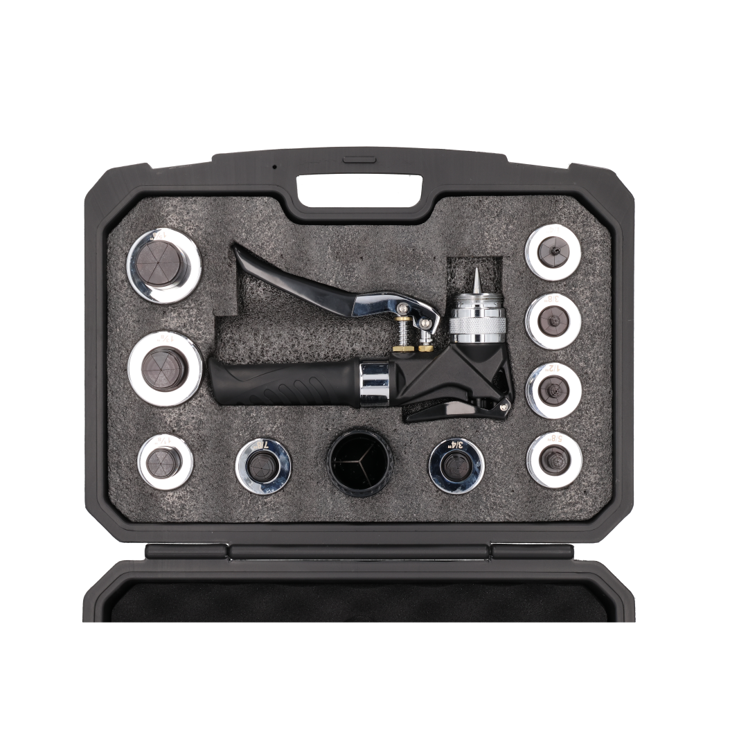 Javac Edge HYDRA-XP9 Imperial Hydraulic Tube Expander Set – JAV-1405 | 9 Sizes 1/4–1-5/8"
