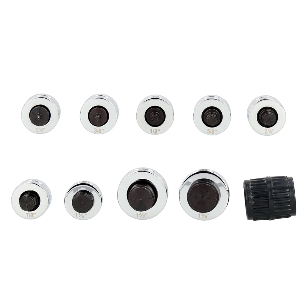 Javac Edge HYDRA-XP9 Imperial Hydraulic Tube Expander Set – JAV-1405 | 9 Sizes 1/4–1-5/8"