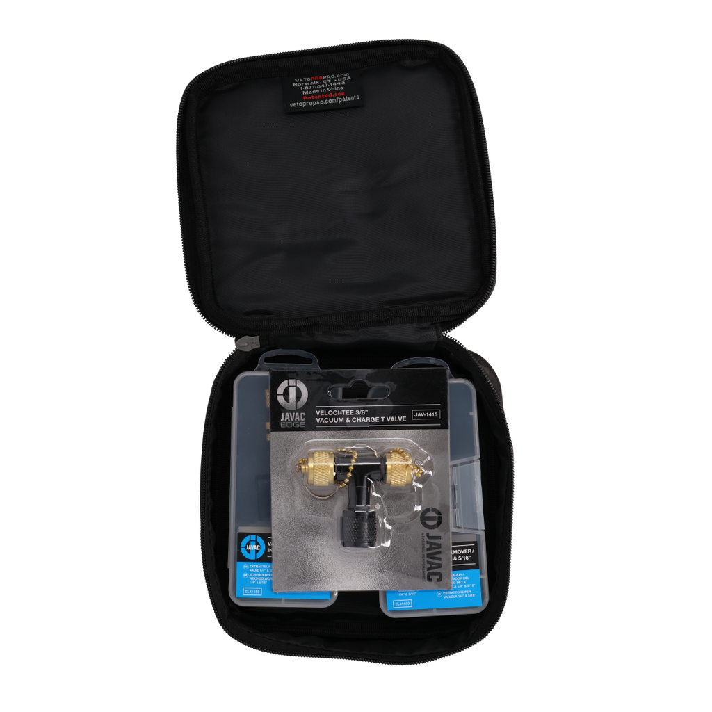 Javac JAV-1422 TurboFlow Vacuum & Charging Kit with Veto Pro Pac Hose Hauler Bag