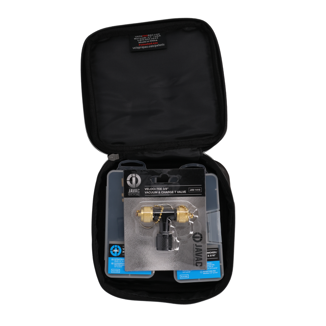Javac JAV-1422 TurboFlow Vacuum & Charging Kit with Veto Pro Pac Hose Hauler Bag