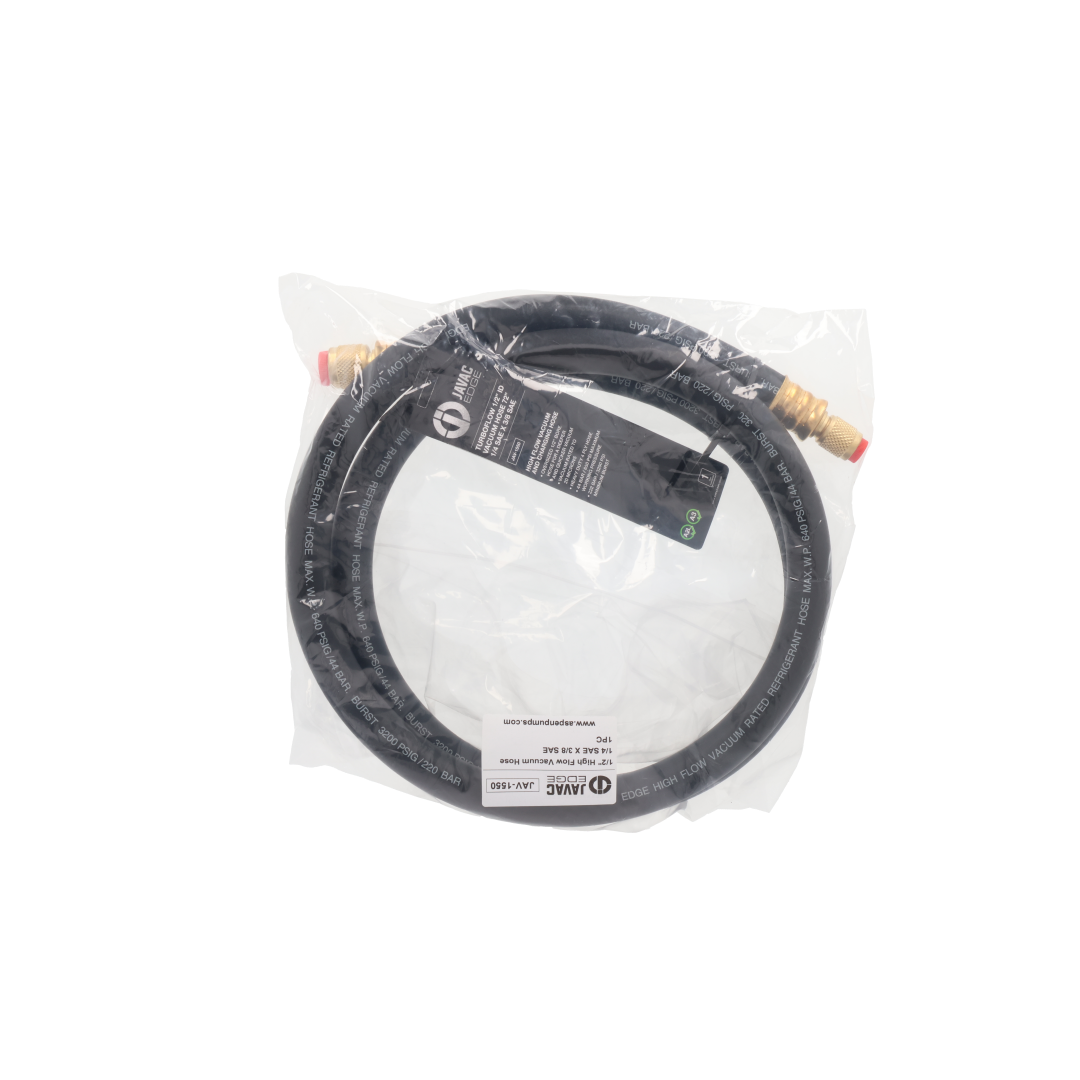 Javac EDGE TurboFlow 1/2" ID Vacuum Hose 1/4 SAE x 3/8 SAE 72"