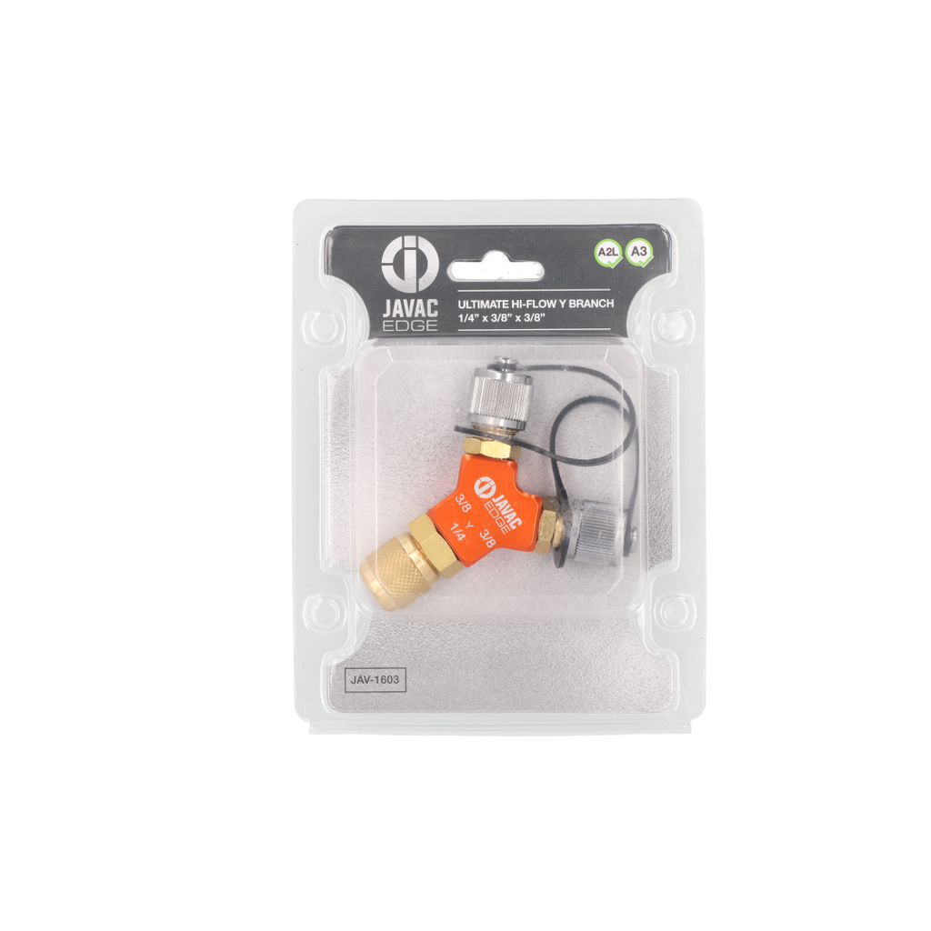 Javac EDGE Ultimate Hi-Flow Y Branch 1/4 x 3/8 x 3/8