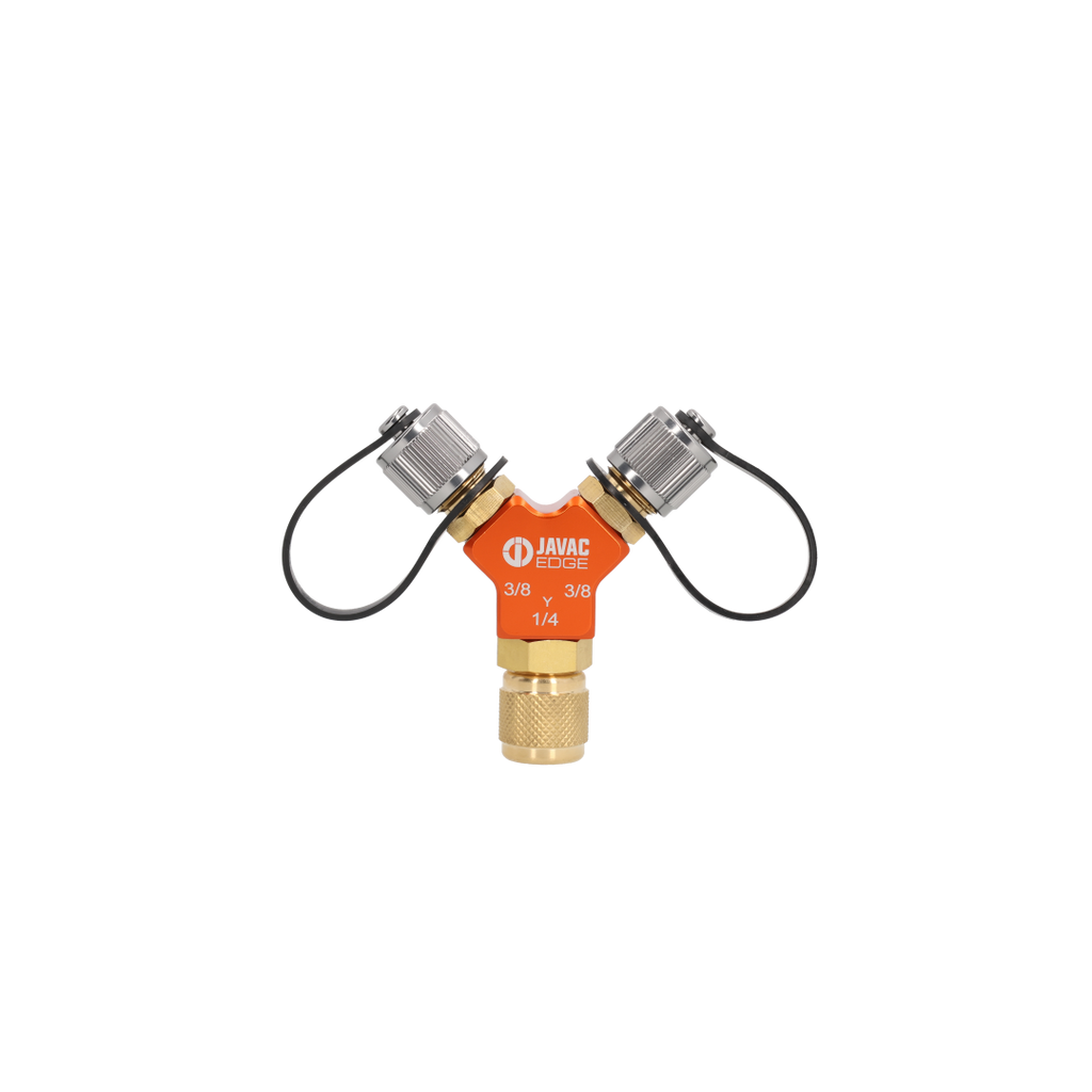 Javac EDGE Ultimate Hi-Flow Y Branch 1/4 x 3/8 x 3/8